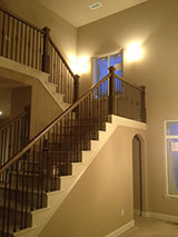 Box Newels with Iron Balusters in Reno NV
